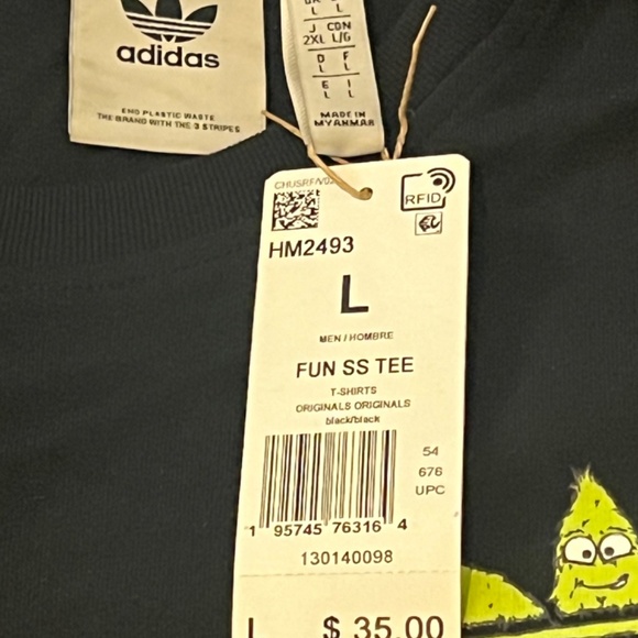 Adidas Originals Fun SS Trefoil Tee - Picture 3 of 8